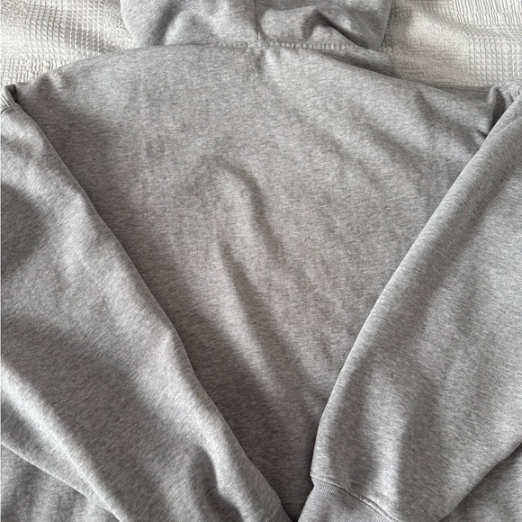 Brandy Melville Gray Zip-Up Hoodie - Picture 3 of 3
